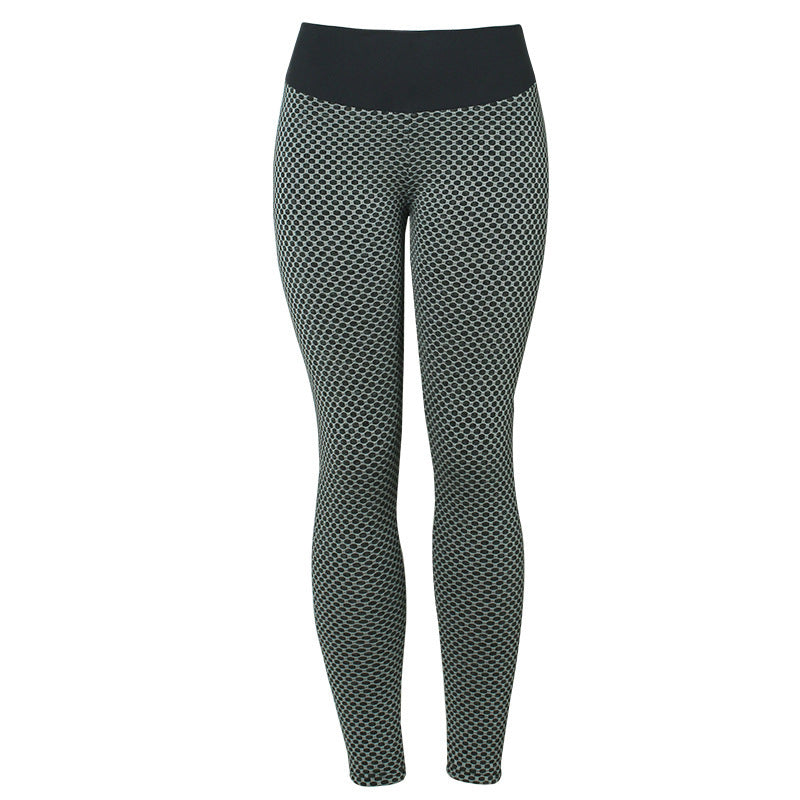 Damen-Leggings mit hohem Bund und Struktur